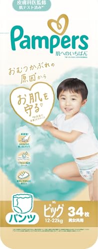 【パンツ ビッグサイズ】パンパース オムツ 肌へのいちばん (12-22kg) 34枚