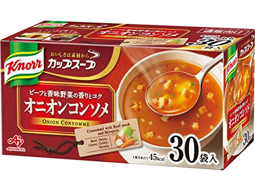 クノール カップスープ オニオンコンソメ 30袋入 野菜スープ オニコン 通販限定 味の素 大容量 非常食 即席 インスタント