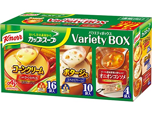 緑/30袋 x 1個/-・FlavorName:バラエティ・パッケージ個数:1・お湯溶きスープ・色: 緑・パッケージ重量: 0.63 kg・サイズ: 30袋 x 1個商品紹介 じっくり煮込んだたまねぎ等を使用し、素材のおいしさが活きた良質なコンソメスープです。お湯に溶かすだけで、簡単手軽においしいスープが出来上がります。 原材料・成分 【コーンクリーム】スイートコーン(アメリカ又は日本)、でん粉、砂糖、クリーミングパウダー、デキストリン、食用加工油脂、食塩、乳糖、全粉乳、オニオン、チーズ、じゃがいも、コーンバターパウダー、バターソテーオニオンパウダー、濃縮ホエイ、乳たん白、チキンエキス、酵母エキス、香辛料、うきみ(クルトン)/調味料(アミノ酸等)、膨脹剤、(一部に小麦・乳成分・大豆・鶏肉を含む)【ポタージュ】でん粉(国内製造)、デキストリン、クリーミングパウダー、砂糖、食用加工油脂、全粉乳、食塩、乳糖、チーズ、オニオン、乳たん白、じゃがいも、バターソテーオニオンパウダー、酵母エキス、チキンブイヨンパウダー、キャベツエキス、マッシュルームエキス、ローストオニオンパウダー、香辛料、うきみ(クルトン、パセリ)/調味料(アミノ酸等)、膨脹剤、(一部に小麦・乳成分・大豆・鶏肉を含む)【オニオンコンソメ】乳糖(アメリカ製造又はカナダ製造)、デキストリン、食塩、オニオンエキス、食用加工油脂、酵母エキス、砂糖、チキンエキス、バターソテーオニオンパウダー、ビーフエキス調味料、オニオン、ローストオニオンパウダー、はくさいエキス、粉末しょうゆ、こしょう、チキンブイヨンパウダー、うきみ(クルトン、たまねぎ調味品、パセリ)/調味料(アミノ酸等)、カラメル色素、膨脹剤、酸化防止剤(ビタミンE)、酸味料、(一部に小麦・乳成分・牛肉・大豆・鶏肉・豚肉・りんごを含む)