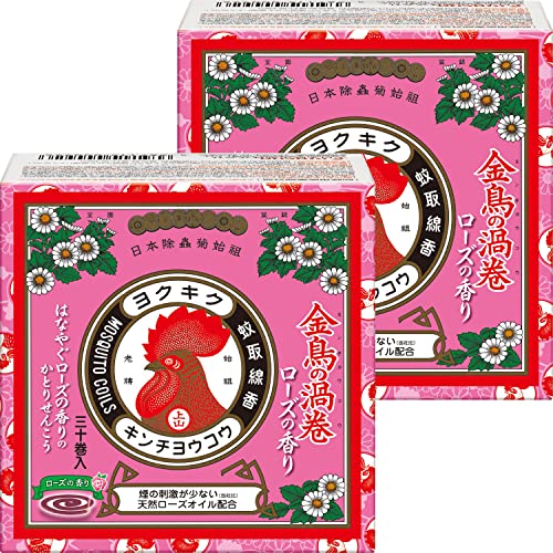 ピンク/30巻×2個/-・Size:30巻×2個・パッケージ個数:1・はなやぐローズの香りの蚊取り線香。・短時間の使用に適した小巻タイプの20巻缶入。・約3時間持続します。・【成分】有効成分 ピレスロイド(dl、d-T80-アレスリン)0.3w/w%その他の成分 植物性微粉末、澱粉、デヒドロ酢酸Na、着色剤、香料、他4成分・【内容量】30巻×2個商品紹介 ●はなやぐローズの香りの蚊取り線香。 ●短時間の使用に適した小巻タイプで、約3時間持続します。 ●1ヶ月毎日使える30巻入。 原材料・成分 ●有効成分…ピレスロイド(dl/d-T80-アレスリン)0.3w/w%●その他の成分…植物性微粉末、澱粉、デヒドロ酢酸Na、着色剤、香料、他4成分 使用方法 この蚊取り線香を使用するには、線香立てに入れて火を点け、約3時間持続します。注意事項として、火の近くに可燃物を置かないでください。また、子供やペットが触れないようにしてください。 安全警告 火の近くに可燃物を置かないでください。また、子供やペットが触れないようにしてください。