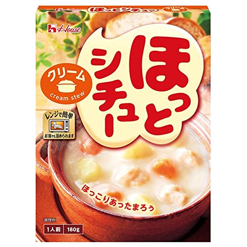 クリーム赤白オレンジ/180 g (5 Pack)/-・FlavorName:クリームSize:180 g (5 Pack)・プラ:パウチ、紙:外箱商品紹介 ●レンジで簡単に温めて食べる食べやすい味のクリームシチューなので、いつでも手軽に温かいシチューでほっとした気持ちになる味を味わうことができます。 ●なめらかな口当たりとやさしい味わいのクリームシチューです。 原材料・成分 野菜(じゃがいも、にんじん)、小麦粉、鶏肉、牛脂豚脂混合油、砂糖、脱脂粉乳、植物油脂クリーム、食塩、でんぷん、酵母エキス、ガーリックペースト、香辛料、バター風味調味料/調味料(アミノ酸等)、増粘剤(加工デンプン)、塩化Ca、乳酸Ca、乳化剤、香料、酸化防止剤(ビタミンE、ビタミンC)、カロテン色素、(一部に乳成分・小麦・大豆・鶏肉を含む)