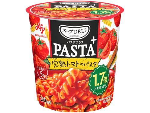 完熟トマトまるごと1個分（小玉約1個分）使用したスープが、くるくるパスタにしっかり絡んで濃厚な味わいです。食べ応えのあるパスタがたっぷり入っているので、ランチや忙しい時のメインの食事としてお楽しみ頂けます。商品紹介 完熟トマトまるごと1個分（小玉約1個分）使用したスープが、くるくるパスタ にしっかり絡んで濃厚な味わいです。食べ応えのあるパスタがたっぷり入ってい るので、ランチや忙しい時のメインの食事としてお楽しみ頂けます。 原材料・成分 パスタ（ベルギー製造）、トマトパウダー、砂糖、マッシュポテト、デキストリン、でん粉、食塩、乾燥トマト、クリーミングパウダー、食用加工油脂、トマトエキス、香辛料、チーズパウダー、あさりエキス、たらパウダー、大豆発酵調味料、たん白加水分解物、野菜エキス調味料／調味料（アミノ酸等）、増粘剤（キサンタンガム）、酸味料、（一部に小麦・乳成分・大豆・鶏肉を含む）
