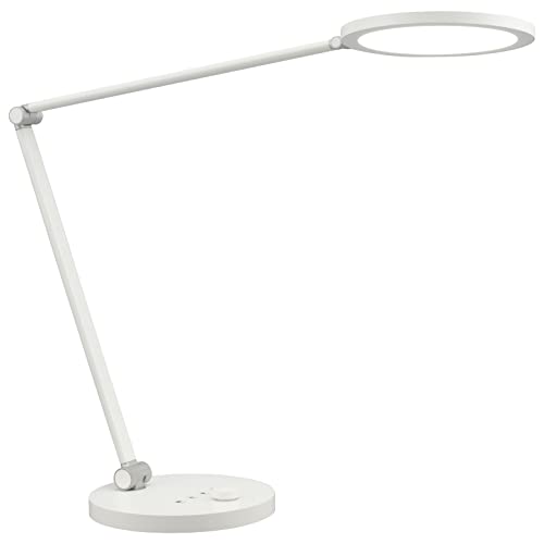 オーム(OHM) デスクライト スタンドライト LED【調光調色&タイマー機能付】電気スタンド 卓上 ODS-LDC6K-W 06-1850 オ