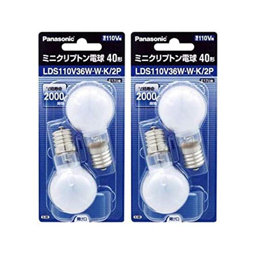 ѥʥ˥å ߥ˥ץȥŵ 110V 40W(36W) E17 35mm ۥ磻 2 LDS110V36WWK2P(2...