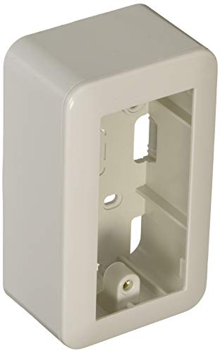 パナソニック(Panasonic) コスモシリーズワイド21 露出増設ボックス スイッチ1連用 ラウンド ホワイト 高さ48mm WVC7101