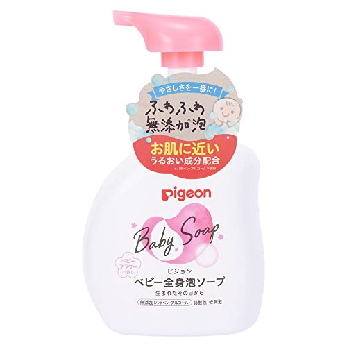 ピジョン Pigeon ベビー全身泡ソープ ベビーフラワーの香り500ml