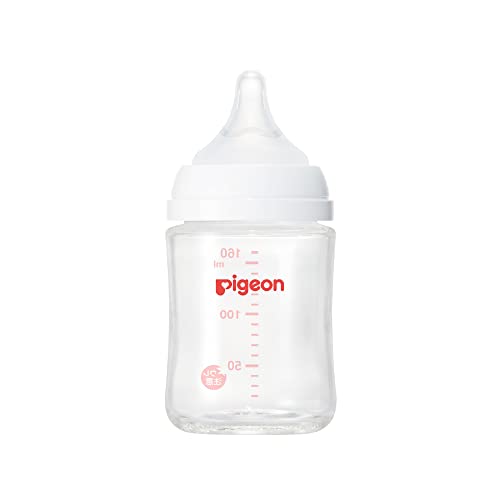 ピジョン 母乳実感 哺乳びん 160ml 0ヵ月~ 早く冷める耐熱ガラス製 キズがつきにくく衛生的