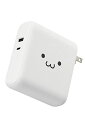 エレコム(ELECOM) モバイルバッテリー コンセント一体型 大容量 10000mAh USB PD対応 20W出力 2ポート Type-C×