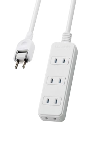 エレコム 電源タップ 雷ガード スウィングプラグ ほこりシャッター付 4個口 5m ホワイト T-KST02-22450WH エレコム 電源タップ 雷ガード スウィングプラグ ほこりシャッター付 4個口 5m ホワイト T-KST02-22450WH