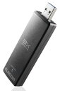 エレコム 無線LANアダプタ Wi-Fi 6E 2402+2402+574 Mbps USB3.0 対応 WDC-XE2402TU3-B
