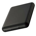 エレコム モバイルバッテリー 15W 5000mAh Type-C 1ポート 入出力 小型 軽量 【 iPhone15 Pixel OPPO 等