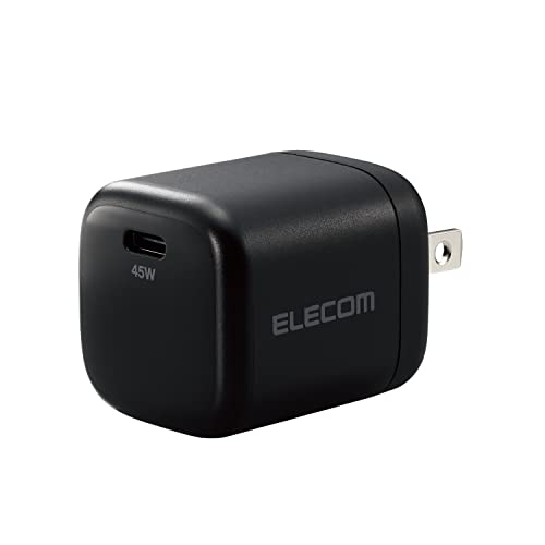 エレコム 急速充電器 Type-C USB PD対応 45W USB-C×1 小型 軽量 折りたたみ式プラグ 【iPhone16 15 iPad