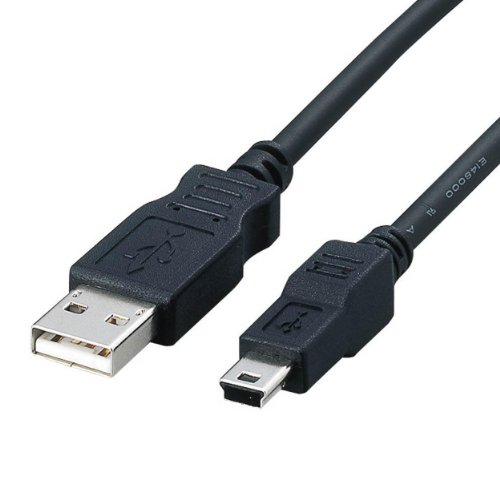 쥳 USB֥ miniB USB2.0 (USB A  to miniB ) ե饤¢ 1.8m USB-FS...
