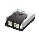 エレコム USB切替器 手動 2.0対応 2台 U2SW-T2(2)