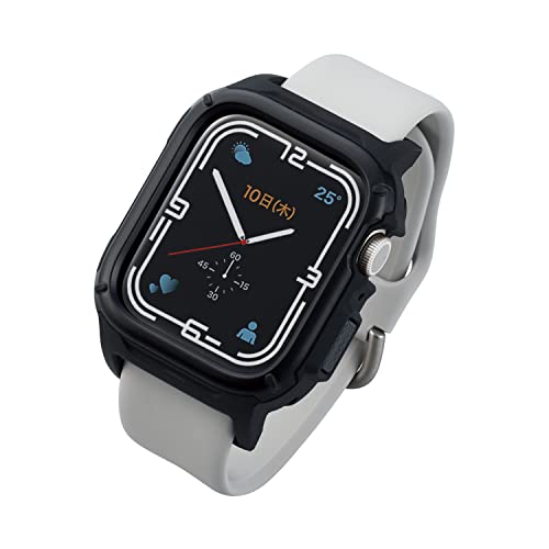 Rakuten - エレコム Apple Watch (アップルウォッチ) ケース バンパー 45mm [Apple Watch 8 7 対応] ZEROSHOCK
