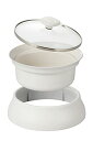 エレコム IHクッキングヒーター HAC-IH01CWH専用深鍋 プレートのみ 満水容量約1.5L HOTDISH cocotte LiFERE