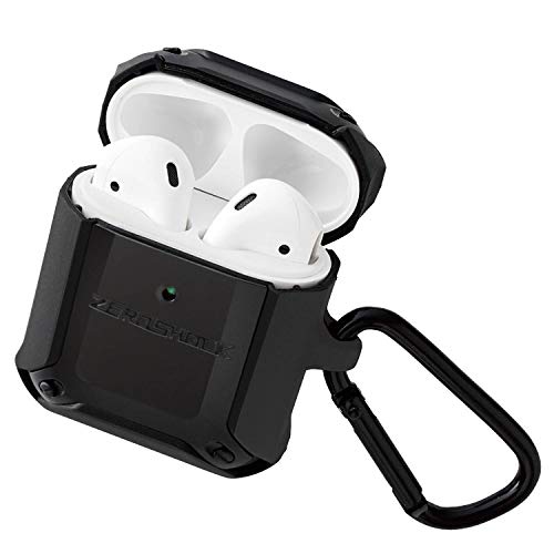 エレコム 無線充電AirPods対応アクセサリ ZEROSHOCKケース ブラック