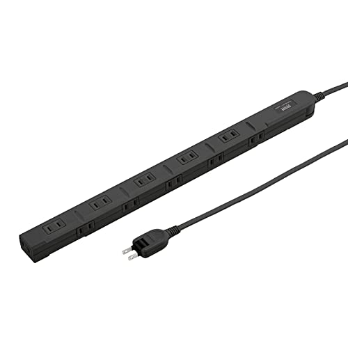 サンワサプライ(Sanwa Supply) 電源タップ 11個口・2P・1m スリム・180°屈曲コード・強力ネオマグネット・ほこりシャッター・ サンワサプライ(Sanwa Supply) 電源タップ 11個口・2P・1m スリム・180°屈曲コード・強力ネオマグネット・ほこりシャッター・