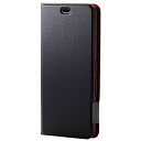 エレコム arrows Be4 Plus レザーケース 手帳型 UltraSlim 薄型 磁石付き ブラック PM-F211PLFUBK