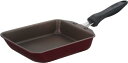 サーモス デュラブルシリーズ 玉子焼きフライパン 13cm レッド IH対応 KFH-013E R