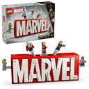 レゴ(LEGO) マーベル マーベル ロゴ&ミニフィギュア おもちゃ 玩具 誕生日 プレゼント ブロック 男の子 女の子 子供 12歳 13歳