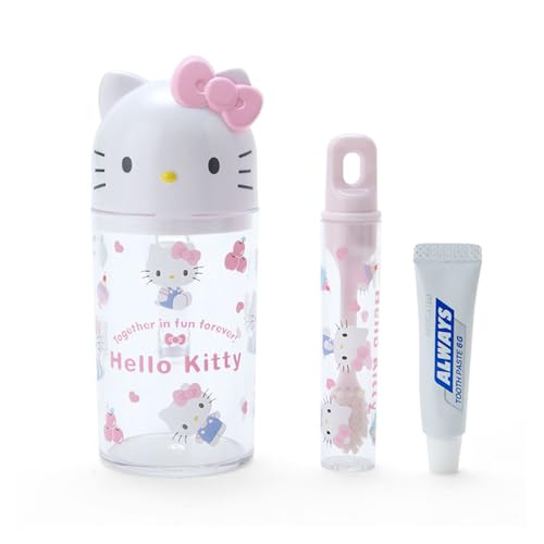 サンリオ(SANRIO) サンリオ ハローキティ ハブラシ&コップセット 歯ブラシセット キティちゃん hello kitty 12×7×5cm サンリオ(SANRIO) サンリオ ハローキティ ハブラシ&コップセット 歯ブラシセット キティちゃん hello kitty 12×7×5cm
