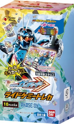 樂天商城 - バンダイ (BANDAI) 仮面ライダーガッチャード ライドケミートレカ PHASE:04 (BOX)10パック入