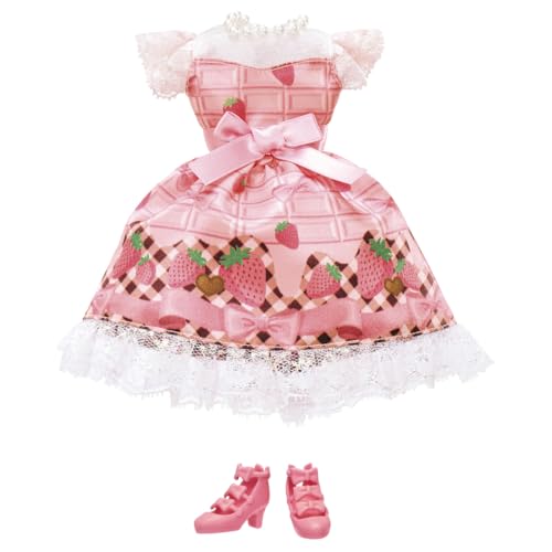 Other - タカラトミー リカちゃん ドレス マイファーストドレス LW-02 いちごとリボン 着せ替え おままごと おもちゃ 3歳以上