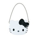 サンリオ(SANRIO) チェーン付き両面ミラー(I Love Hello Kitty) ハローキティ ブラック 鏡 メイク 持ち運び 3388