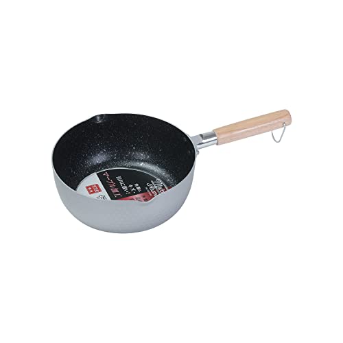 パール金属 行平鍋 雪平鍋 20cm ガス火専用 マーブル加工 アルマイト加工 マーブルアルマイト HB-6540