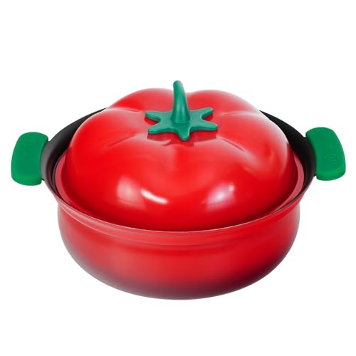 和平フレイズ ミニ卓上鍋 19cm トマト 1〜2人用 IH対応 ガス PFOAフリー ふっ素樹脂加工 ベジポ RB-3286