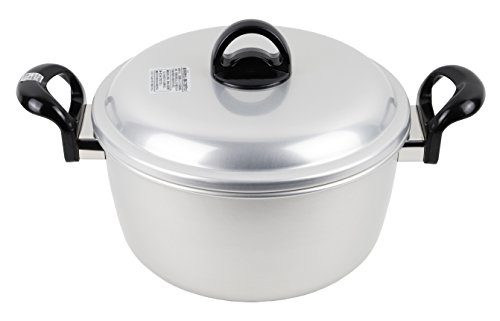 パール金属 両手鍋 22cm アルミ ガス火専用 シンプルライフ HB-3445