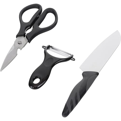 和平フレイズ 1人暮らしセット 調理器具 3点 ピーラー 三徳包丁 キッチンばさみ かちこれ RE-7470