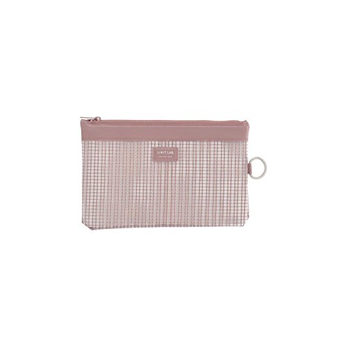 リヒトラブ ポーチ メッシュケース ファスナーケース B6S ピンク F244モモ