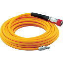 TRUSCO(トラスコ) エアホース ワンタッチカップリング付 7X10mm 20m TWCH-7-20