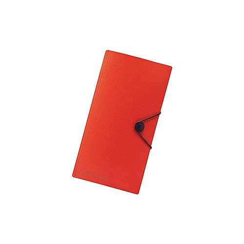 リヒトラブ カード 通帳ケース キャリングポケット トラベル用 オレンジ F7526-4