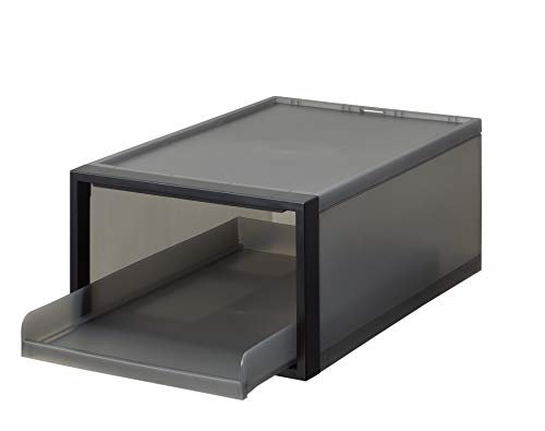 樂天商城 - ライクイット (like-it) 収納ボックス クローゼットシステム トレー M 幅32x奥50.5x高21.5cm ブラック CS-T5 クロ