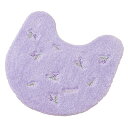センコー S.D.S スイートラベンダー トイレファブリック トイレマット 約60×60cm ラベンダー 花柄 15707