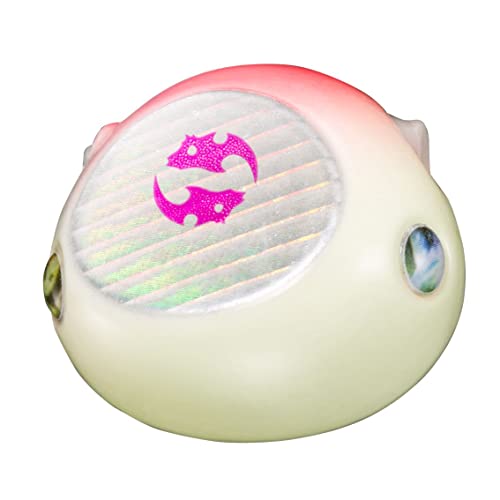 80g桜グロー/80g/07461549・Color:桜グローStyle:80g・パッケージ個数:1・速攻βシステム対応タイラバヘッド。・【正逆付け変えでアクション変化】 潮流の変化によって正逆付け替えることでアクションが変えられるデザイン。・【新形状特殊樹脂パイプ採用】 ユニットを受け止める部分のパイプ径が大きく開口しているため、リーダーとの結び目とユニットの先端がすっぽり入るデザイン。・【アデルホロ採用】 魚皮を科学したアデルホロを採用。長きにわたり、タイラバを研究してきた結果たどり着いたタイラバヘッドの完成形。βシステムとの相乗効果でフッキング性能大幅UP。潮の速さに合わせて逆付け、正付けでアクションが変えられるダブルアクション設計。