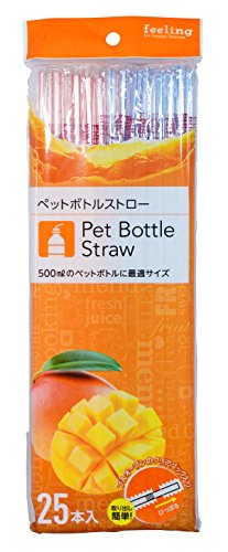 Rakuten - 大和物産 ストロー クリア 25cm FL ペットボトル用 25本入
