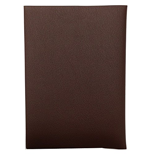 コンサイス ブックカバー 皮革調 No.5 B6 茶 323525
