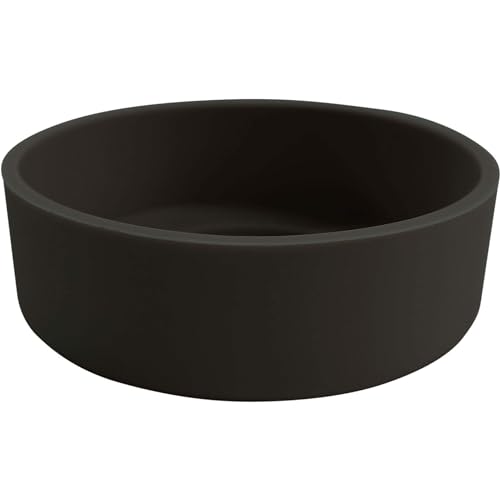 オカトー シリコン 水筒カバー 底カバー Mサイズ 傷防止 音防止 7.3~7.7cmまで対応 ブラック 幅7.5×高..