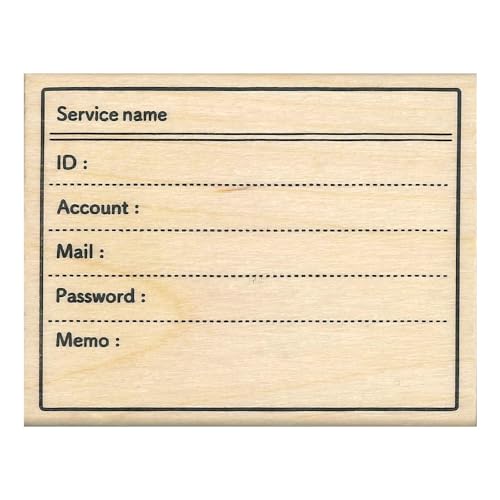 樂天商城 - こどものかお スタンプ N#手帳はんこ部 ID管理/パスワード管理 0414-004