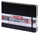 ターレンスジャパン(Talens Japan) アートクリエーションスケッチブック 絵を描く手帳 21×15cm 黒 T9314-005M 40