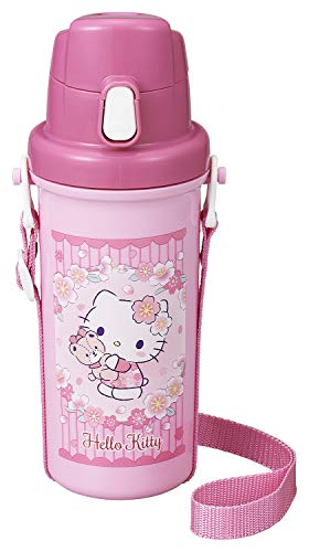 OSK オーエスケー 直飲み水筒 600ml ハローキティ さくら SC-600B