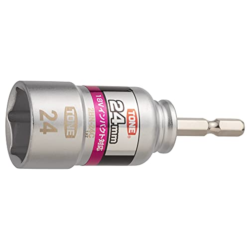 樂天商城 - トネ(TONE) 電動ドリル用コンパクトソケット 2BN-24C ビット差込 二面幅24mm