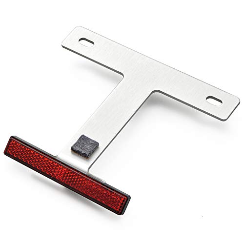 デイトナ(Daytona) バイク用 リフレクター 角度45° アルミ製 スリムリフレクター クリアー 63250