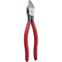 ケイバ プラスチック用ニッパー 刃先形状フラット 175mm PL-727