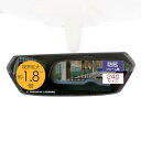 カーメイト(CARMATE) 車用 ルームミラー 視界面積 1.8倍 CFー8 カーボンファイバー 3000SR 緩曲面鏡 240mm クローム