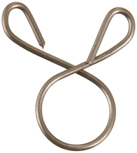 キジマ (kijima) バイク バイクパーツホースクリップ Aタイプ 6mm 汎用 ステンレス 10個入り 104-221 シルバー